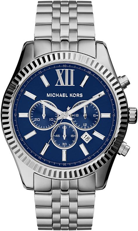 michael kors uhr silber schwarz braun|Michael Kors women's watch.